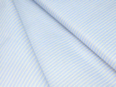 SKY BLUE WITH YELLOW THIN LINE PREMIUM MIX COTTON SHIRT FABRIC.